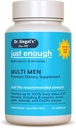 Dr. Siegal's Just Enough Multivitamīni vīriešiem - 60 kapsulas - 60 Servē veģetāri Multivitamīni vīriešiem Kapsulas - Vīriešu dienas Multivitamīni - Vīriešu Multivitamīni & Multi Minerals Papildinājums
