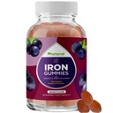 Dabas Multivitamīnu dzelzs Gumijas pieaugušajiem - Pieaugušajiem Gummy Vitamīni ar dzelzs un enerģijas Boost B Complex Vitamīni - Gummy Papildinājums un Garīgā skaidrība Focus Multivitamīni