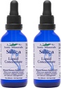 Eidon Šķidrs Silica minerālu koncentrāts - Silica papildinājums matiem, ādai un nagiem, Silica pilieni, lai atbalstītu kolagēna ražošanu, Nav pievienots cukurs - 2 oz, 2 iepakojums