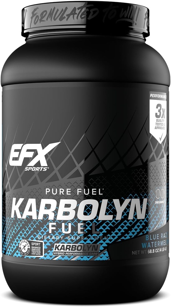 EFX Sports Karbolyn Kurināmais ; Ātri absorbējošs Ogļhidrāta pulveris         ; Carb Load , Ilgstoša enerģija, Ātra atveseļošana 