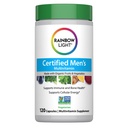 Varavīksnes gaišie multivitamīni vīriešiem, C vitamīns, D & cinks, probiotikas, vīriešu multivitamīni nodrošina augstu potenci Imūnās, sirds, un aknu uzturs, ne-GMO, veģetārietis, 120 tabletes
