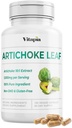 Vitapia Organic Artichoke Leaf ekstrakts veselīgai gremošanai, aknu veselībai un funkcijām, antioksidantu atbalsts - 10:1 Attiecība & 180 Veggie kapsulas - bez GMO, bez lipekļa, vegan-draudzīgs