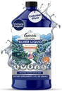 Optivida veselība Koloidālais sudraba šķidrums (32 oz) – Premium Nano Silver Koloidālais papildinājums ikdienas labsajūtai un imūnsupportam, dabīgais šķidrais sudraba hidrosols pieaugušajiem un bērniem, ne-GMO, bez lipekļa