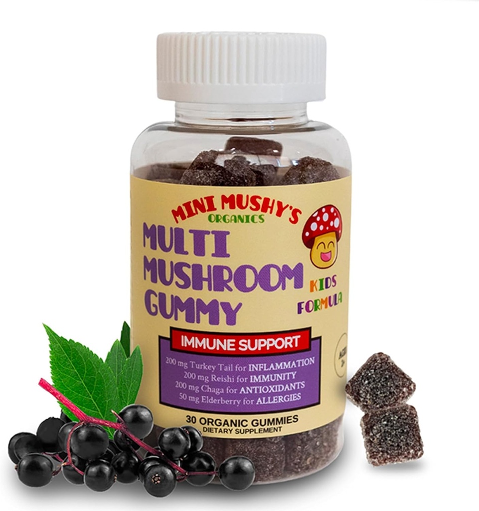 Mini Mushy's Organic Imunical Support Daily Gummies 