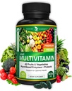 Spēcīgs dārzs Adult Multivitamīnu sievietēm un vīriešiem, 42 Augļi un dārzeņi Plus Probiotikas, Atbalsta Enerģijas Metabolisms un Imūnsistēma, Dienas Multivitamīnu vīriešiem un sievietēm Ne-GMO, 90 Tabs, 30 Kalpo