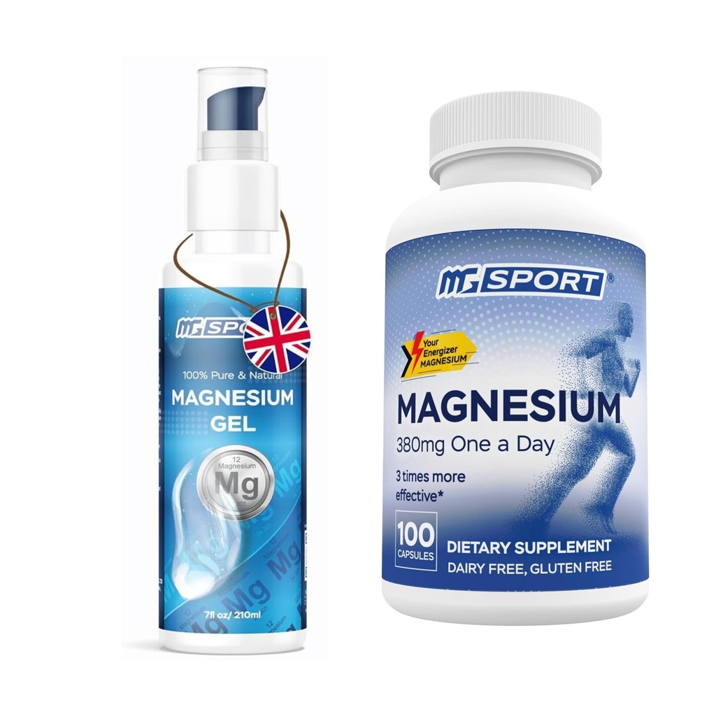 Augsta Absorbcija Magnija papildinājums (100 Skaits) un Gels Leg Krampjiem un Sor Muskuļi