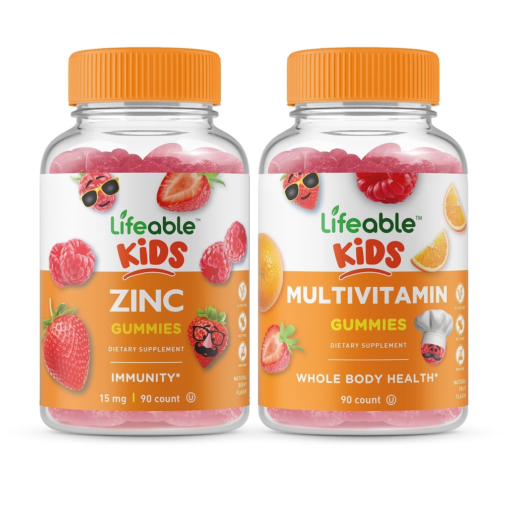 Cinka kazlēni + daudzvitamīnu kazlēni, gumiju kazlēni - liela garša, vitamīnu piedevas, bez lipekļa, bez ĢMO, košļājamā gumija