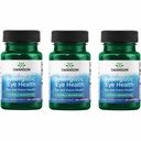 Swanson Lutein & Zeaxanthin Synergistic Eye Health Redze Retina Macula papildinājums (Lutein 20 mg & OmniXan Zeaxanthin 2 mg) 60 Softgels Sgels (3 iepakojums)