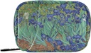 Naanle Irises Van Gogh 7 Day Pill Case Bag Travel Pill Organizators ar rāvējslēdzēju Portatīvais Weekly Case Compact Izmērs Vitamīnu piedevas turētājam