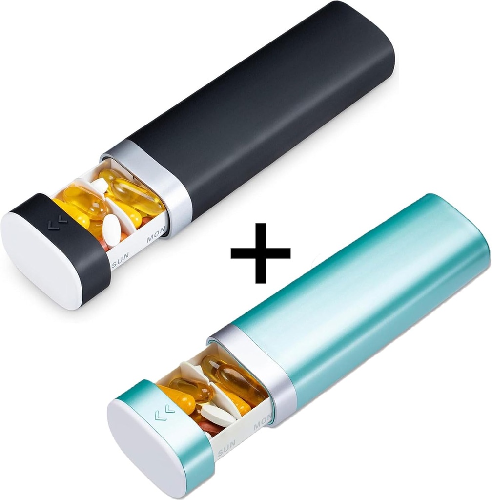 Katru nedēļu Pill organizētājs 7 diena, Betife Daily Pill Box, Travel Pill Case, Cute Pill turētājs turēt vitamīnus, zāles, papildinājumi, tabletes organizētājs