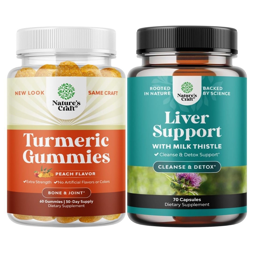 Turmeric Curcumin Imūnās atbalsta Gumijas un aknu tīrīt Detox & Remonts Formula - Kopīgais atbalsts un Advanced ādas kopšanas - ar Milk Thattle Dandelion Saknes Turmeric un Artichoke ekstrakts