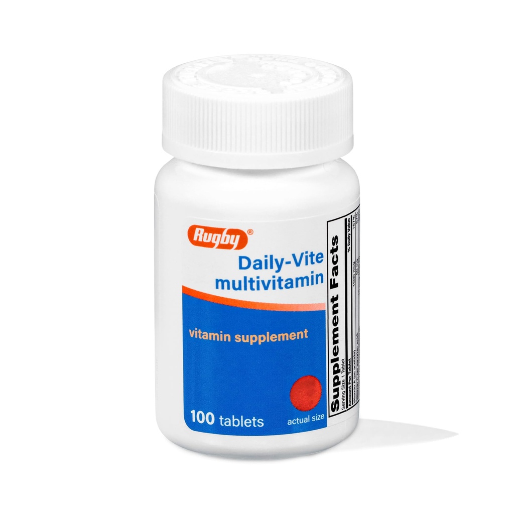 Rugbija multivitamīnu dienas deva – 100 tabletes (1 iepakojums)