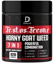 7 in-1 Ultra Test Support with Tribulus Terrestris Horny Kaza Nezāļu L-Arginine Maca Saknes Tongkat Ali Bišu saknes - enerģija Workout Muskuļu stipruma atbalsts 120 kapsulas