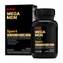 Mega Vīrieši Sports Multivitamīnu Caplets, Athletic Performance Uzturs, Muskuļu funkcija, klīniski pierādīts, lai justos labāk, Antioksidanti, B Vitamīni, Enerģijas ražošana, Timed Release, 90 ct, 45 svgs