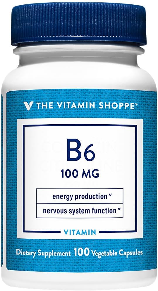 Vitamīnu veikals B6 100MG (100 kapsulas)