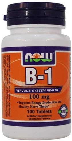 Tagad pārtika: B-1 nervu sistēmas veselība 100 mg, 100 tabs (6 iepakojums)