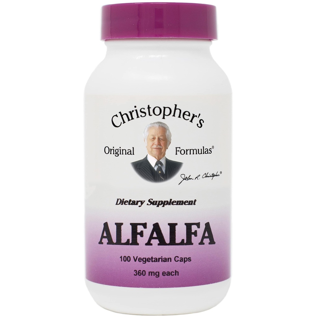 Alfalfa atstāj Dr. Christopher 100 VCaps