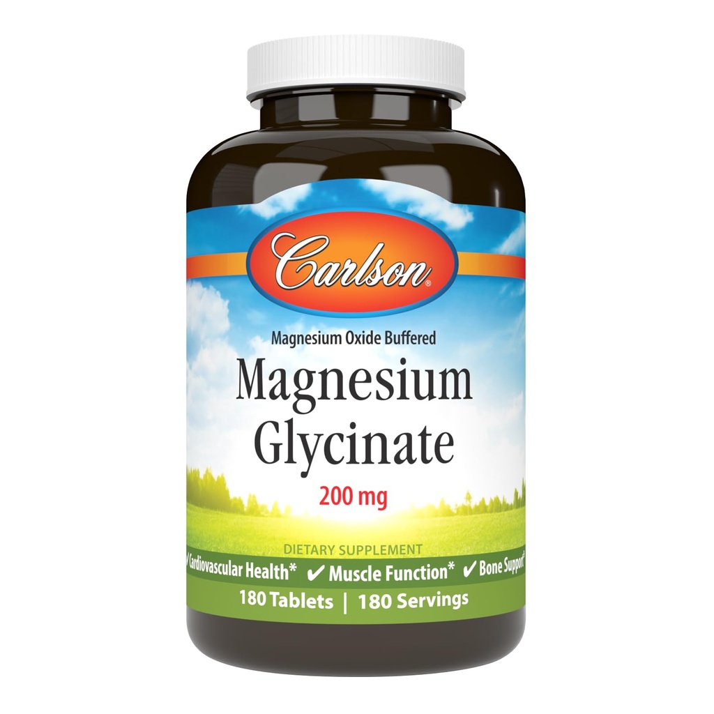 Carlson Helated Magnijs 200mg, 180 tabletes