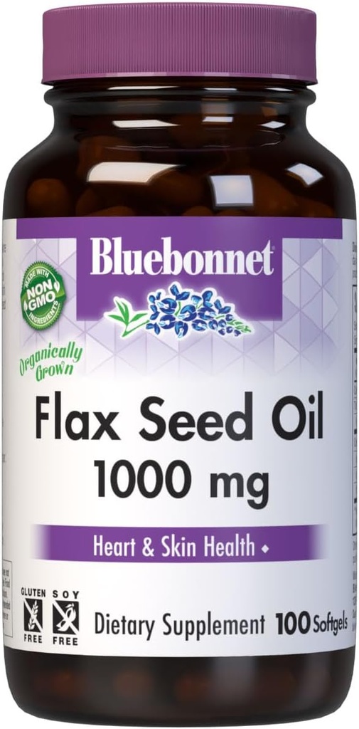 BlueBonnet Nutrition Linu sēklu eļļa 1000 mg