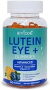 Lutein Gummies: Atbalsts acu veselību Luteīns Vitamīni Zeaxanthin papildinājumi pieaugušo redzes aprūpes un makular Atbalsts 60 Gumies 30 dienu piegādes