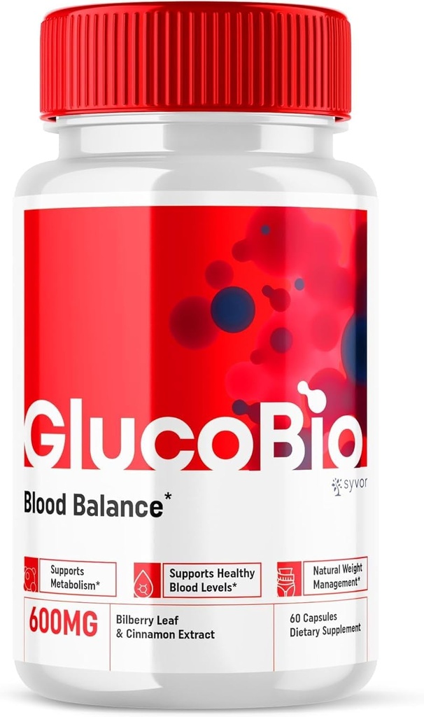 GlucoBio Veselības un labsajūtas atbalsts Kapsulas Gluco Bio tabletes, Gluco Bio Dabas Vitamīnu Kopumā Veselības un labsajūtas Formula Glycogen Atbalsta papildinājums, BioGluco Multivitamīnu kapsulas (60 kapsulas)