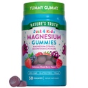 Dabas patiesība Magnija Gumijas bērniem     - Glycinate & Citrate - 50 Skaits -- Jauktas Berry Flavor - Vegan, Non-GMO & Gluten papildinājums