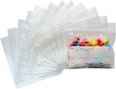 Serfeymi Pill somas Travel Pill Pouch Organizators Pack of 240 BPA Bezmaksas 3 x 2.75 inch Atkārtoti lietojams Pill maisi medicīnas ar Write uz etiķetes & Ciper Seal Ūdensnecaurlaidīgs AM PM Pill Baggies par papildinājumiem