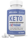 Microbio Keto ACV Extreme Pills 1675MG Keto atbalsts Blend Kapsulas alternatīva Keto ACV Gummies Formulēta ar Apple Sidra Etiķis Extra Virgin Olīveļļa Pulveris Zaļā tēja Leaf 60 kapsulas