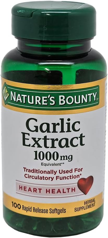 Dabas Bounty Ķiploki 1000 mg Softgels 100 ea