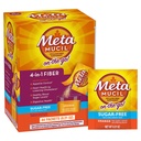 Metamucil On-the-Go paketes, bezcukura, 44 paketes, 4-in-1 Psyllium Husk Fiber papildinājums, Orange Flavored, Individuāls Kalpo lieliski ceļošanai, Fiber papildinājums gremošanas veselību un regularitāte