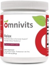 Relax Natural Ķiršu Flavor י Magnijs kā Albion Di-Magnesium Malate, Myo-Inozitols, Taurīns, GABA, L-Teanīns (Sunteanīns) 