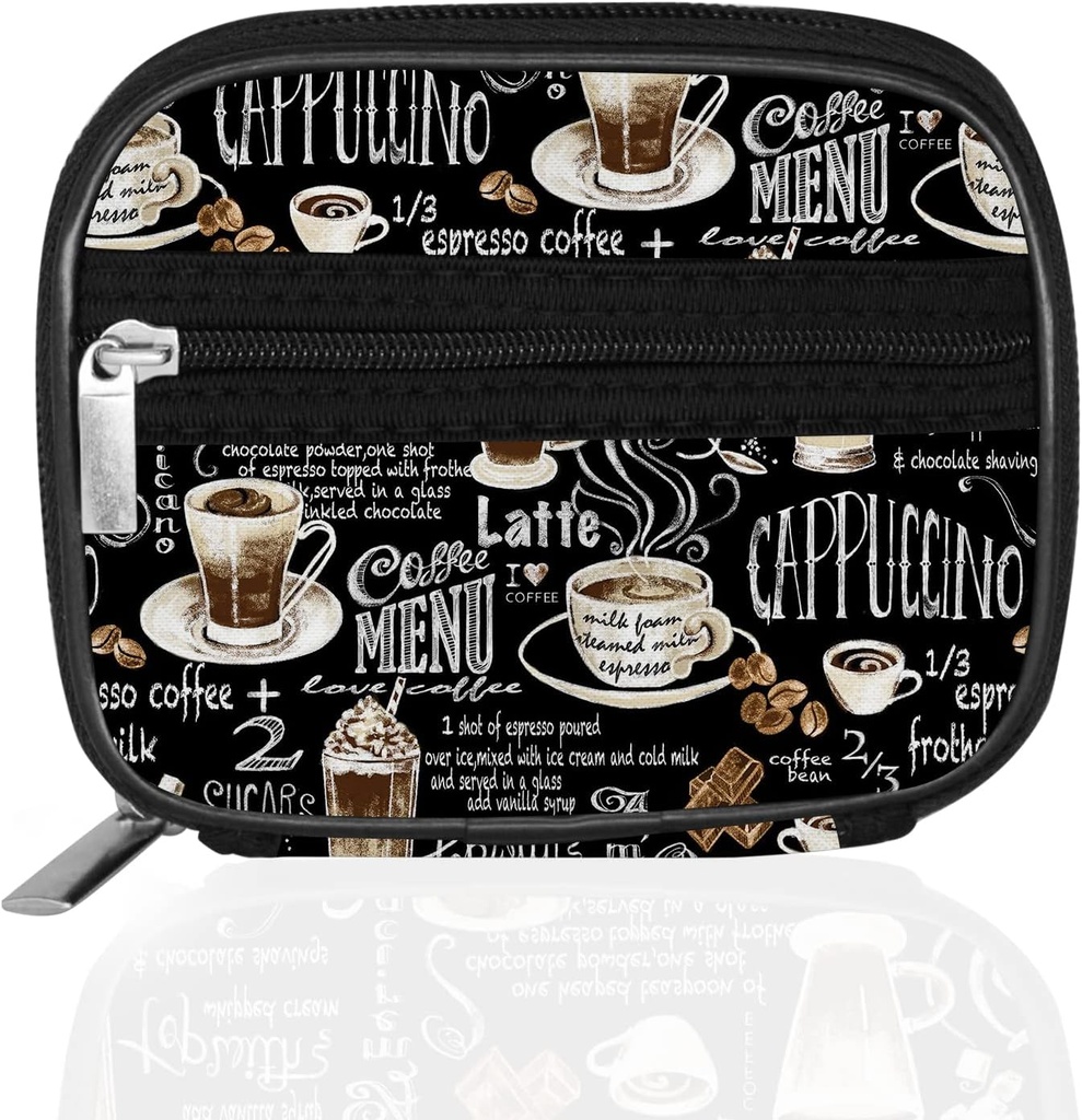 Serfeymi Weekly Travel Pill Organizatora Pill Kaste Purse ar noņemamu 7 Day Pill Box, Modes Travel Medicine Organizators Pill Konteiners medicīnai, Vitamīns, Papildinājums - Black 02