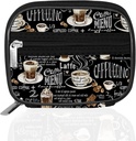 Serfeymi Weekly Travel Pill Organizatora Pill Kaste Purse ar noņemamu 7 Day Pill Box, Modes Travel Medicine Organizators Pill Konteiners medicīnai, Vitamīns, Papildinājums - Black 02