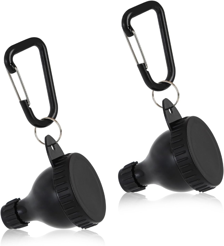 2 Pcs Olbaltumvielu pulvera konteiners, Olbaltumvielu pulveris Travel Container, Olbaltumvielu pulvera konteiners iet, Pre Workout/Gym Supplemen Keychain (Melns, 100ml)