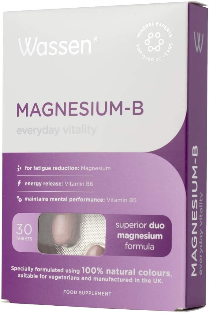 Wassen Magnijs B 30 tabletes