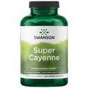 Swanson Super Cayenne - augu papildinājums, kas veicina sirds veselību, cirkulācija un asins plūsma - dabas formula w/Ginger Rhizome, Hawthorne Berry & Lecithin - (250 Veggie kapsulas)