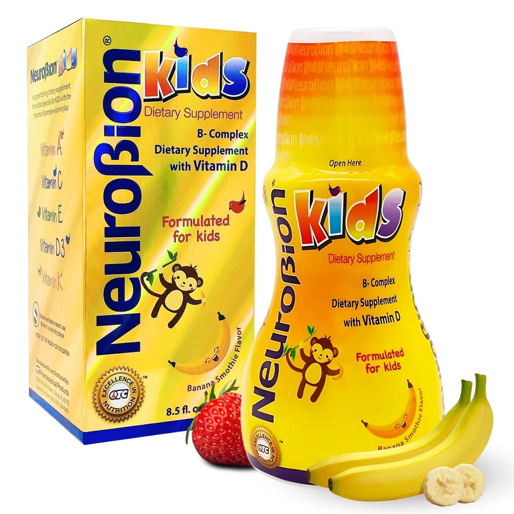 Neurobion Kids B komplekss Šķidrums - spēcīgs, veselīgs multivitamīns bērniem - 8,5 fl oz