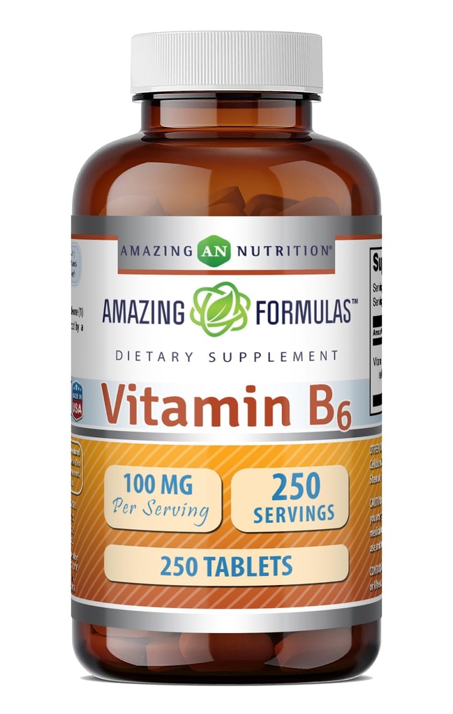 Apbrīnojami Formulas B6 vitamīns Papildinājums 