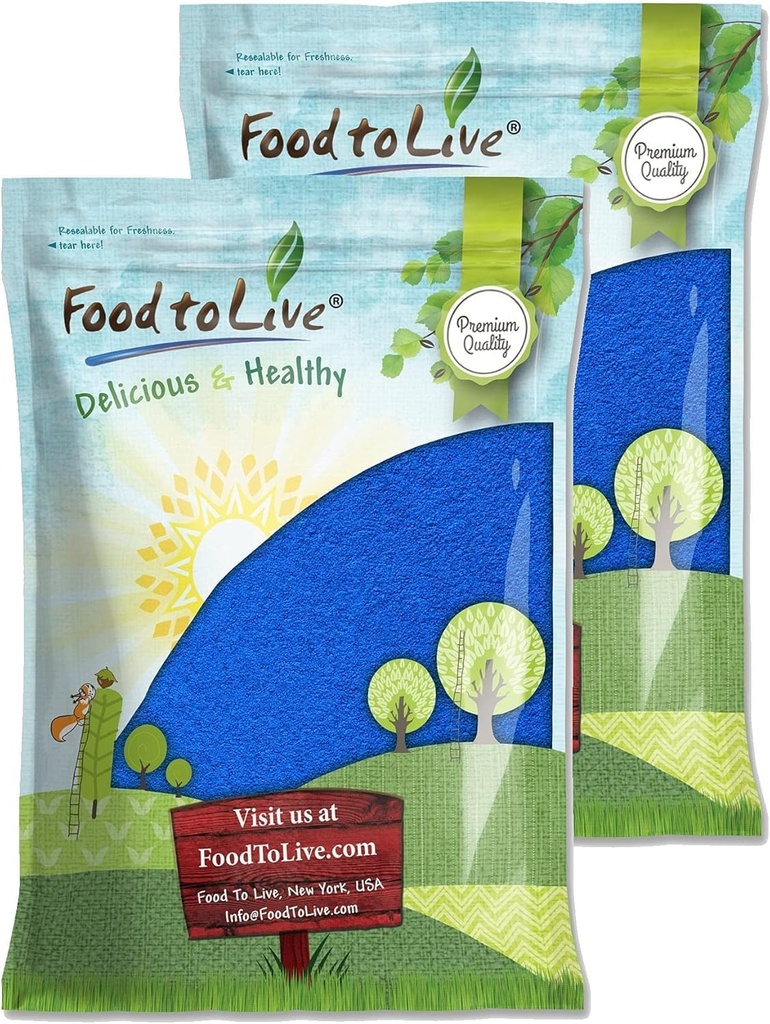 Pārtika dzīvam zilajam spirulīna pulverim, 12 mārrutkiem – tīrs jēls zils-zaļš aļģu ekstrakts, košera, vegāna, nepiesārņots, bagāts ar Phycocianin, liels sulām, gludumi, krata, dzērieni, un pārtikas krāsošana