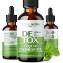 Liquid Chlorophyll pilieni 50mg: Vegan Chlorophyll šķidruma pilieni dabas enerģijas Boost, Imūnsupport, Body Detox ādas kopšanai, Iekšējais dezodorants ; piparmētru Flavor, ne-GMO, bez lipekļa Pavisam Nutra 2oz