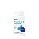GNC B6 vitamīns 200mg papildinājums, atbalsta imūno sistēmu un nervu sistēmu, 100 apkalpo