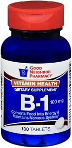 Laba apkārtne Aptieka Vitamīns B-1 100 mg tabletes, 100 Skaits