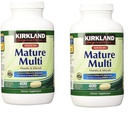 Kirkland Signature Adult 50+ Multi Vitamīni un minerālvielas, 400 tabletes (2 iepakojumi)