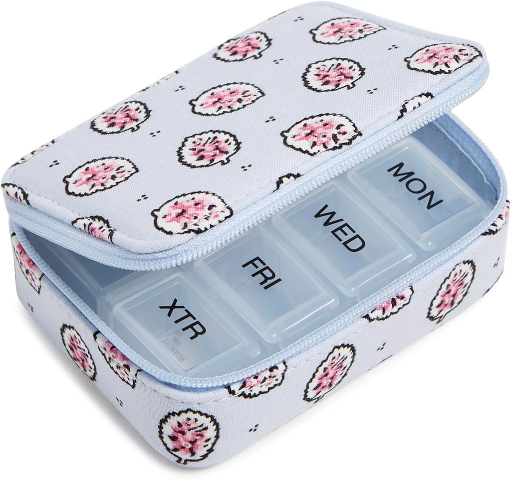 Vera Bradley Sieviešu paraksts Cotton Travel Pill organizators