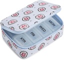 Vera Bradley Sieviešu paraksts Cotton Travel Pill organizators