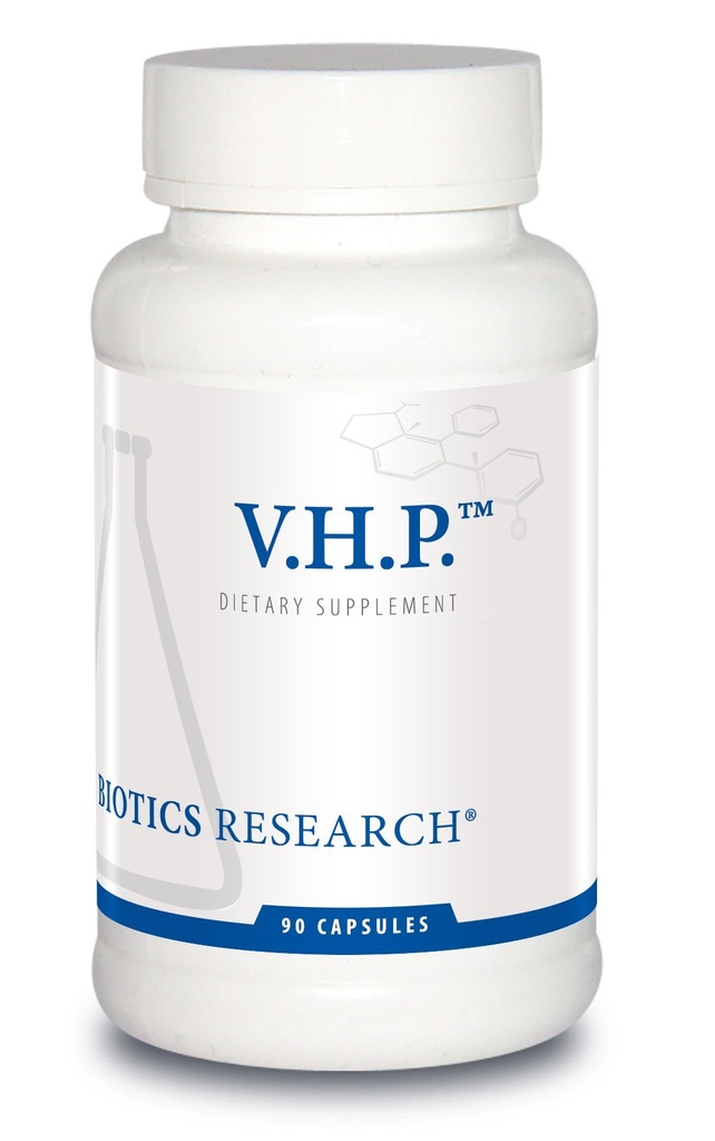 Biotics Research V.H.P. – Baldriāns, Apiņi, Passionflower, GABA, Anksiolītisks, Relaksācijas formula, 90 kapsulas