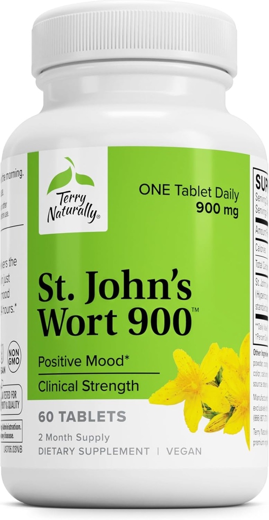 Terry, protams, divšķautņu asinszāle 900- 60 tabletes - nodrošina pilnu klīnisko devu - ne- GMO, Vegan, bez lipekļa - 60 Kalpojumi