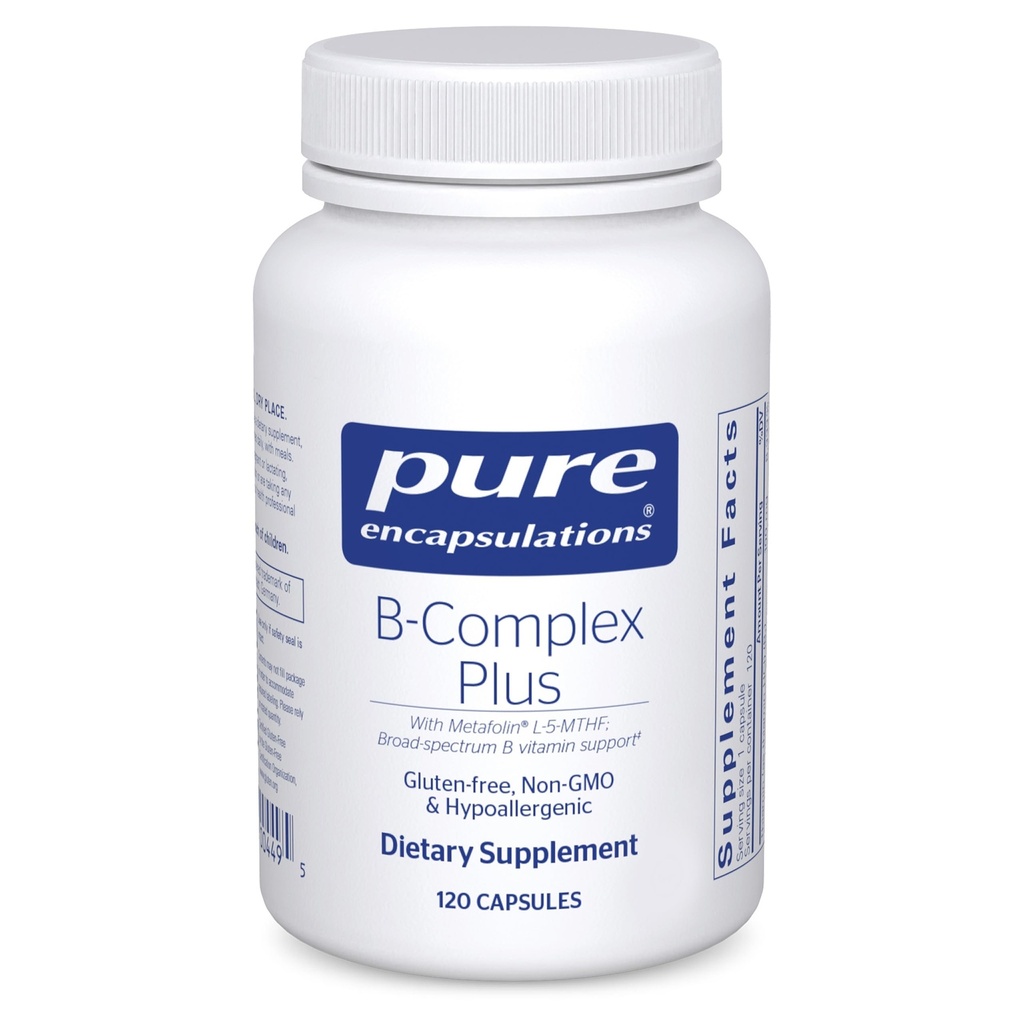 Pure Encapsulations B-Complex Plus, 120 Capsules