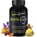 Ārsta Touch Liposomal Glutatione Papildinājums - Easy-to-Swallow Glutatione Kapsulas enerģijai, smadzeņu atbalstam un ādas veselībai - Tīra maksimālā absorbcija Glutatione Liposomāls Papildinājums