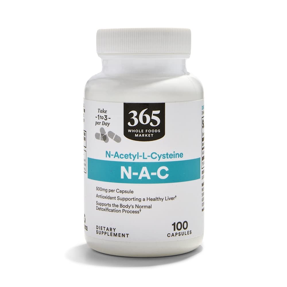 365 pēc Visa pārtikas tirgus, N-Acetyl L-Cysteine 500mg, 100 Skaits